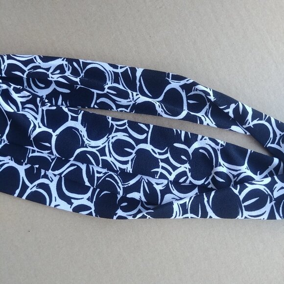 90s vibe Della Spiga Italy Black White Stretch Dress Optional Belt Size Medium - Picture 10 of 12